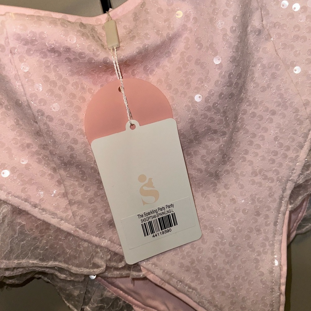 NWT Selkie Pink Sparkling Liasons Mini Corset Dress Dress & shorts Size XL - Picture 12 of 13
